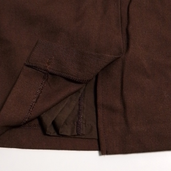 Vintage Mark Edwards brown pencil skirt 8 lined made in canada - Picture 4 of 6